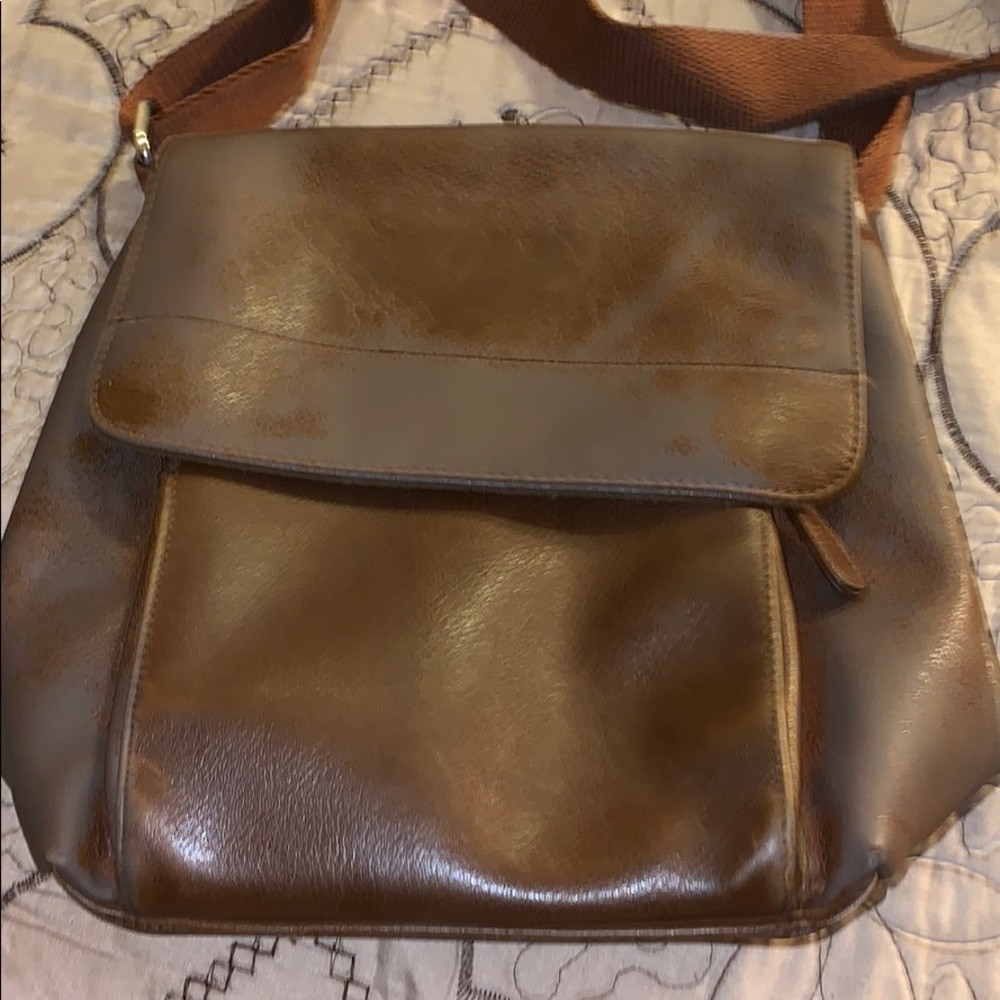 A brown bag selling for $1